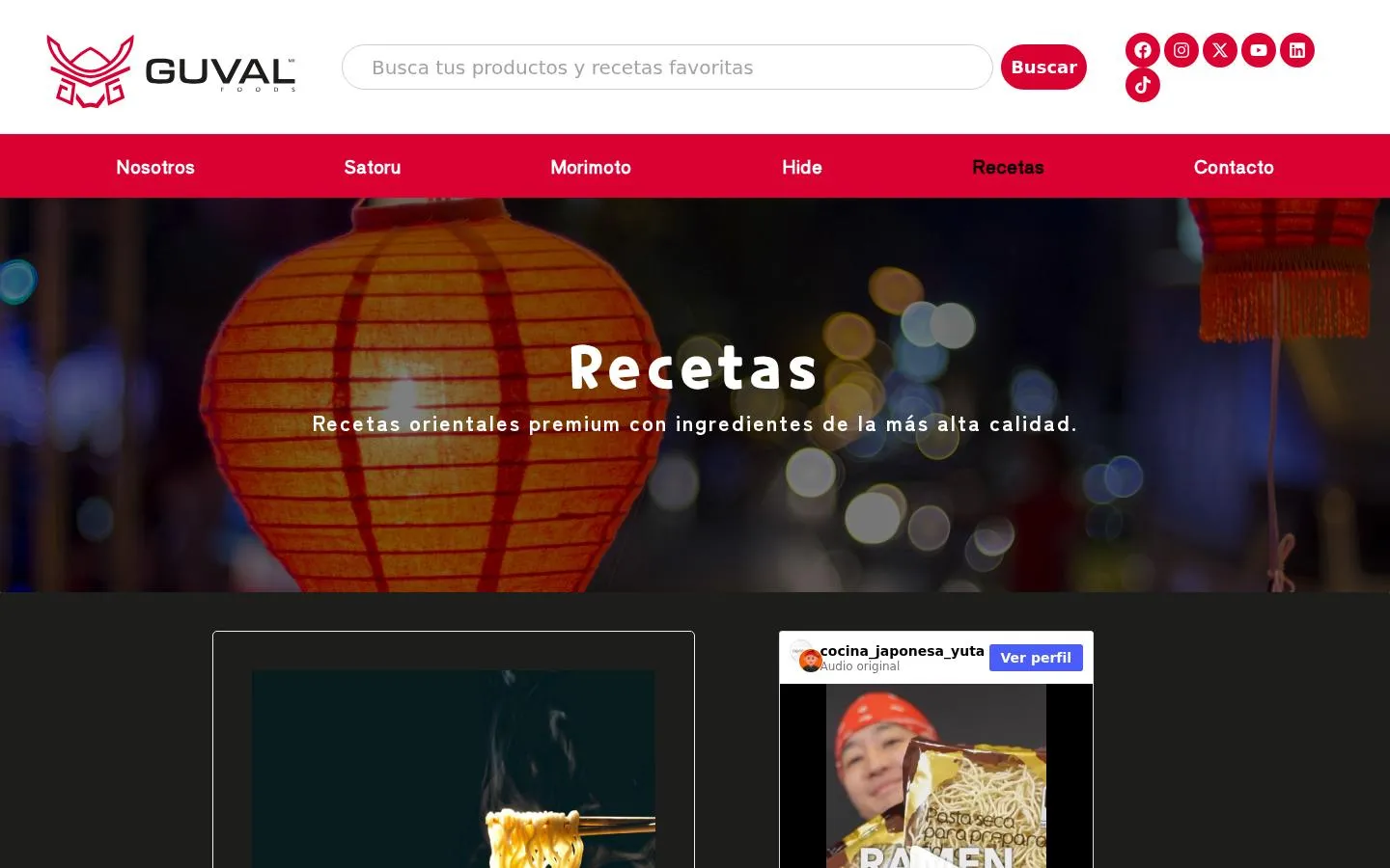 Guval recipe book index